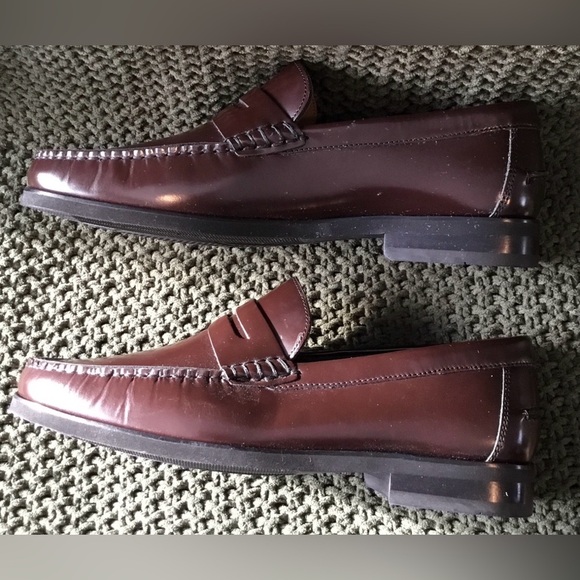 Florsheim Other - NWOT Men’s Florsheim Berkley Flex Burgundy Leather Penny Loafers; Size 9.5 (3E)
